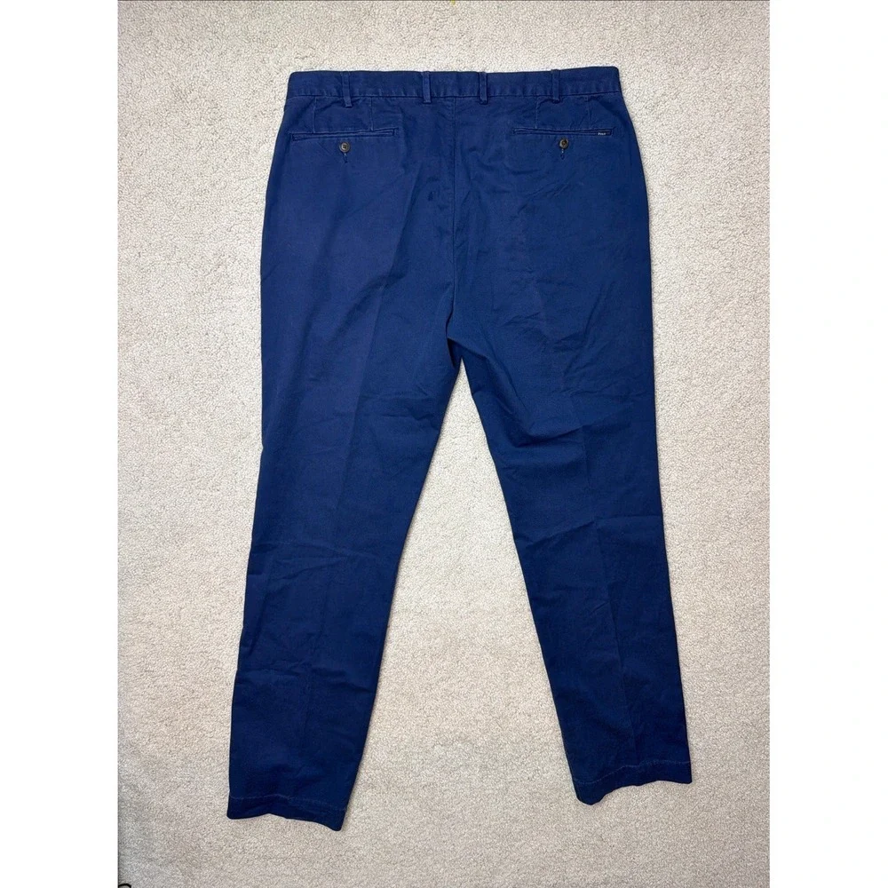 Polo Ralph Lauren Blue Chino Pants Men's 40T x35.5 Twill Stretch Classic Fit